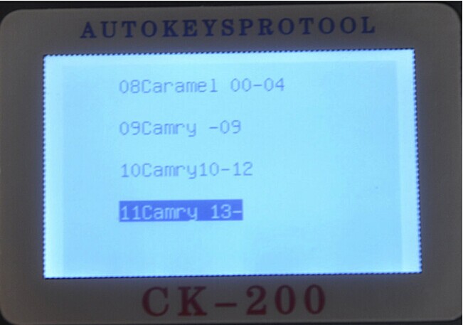 CK-200 Anahtar Programcı Ekranı-6