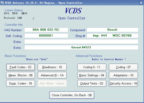 VAG 14.10.2 VAG Teşhis Kablosu Yazılımı-2