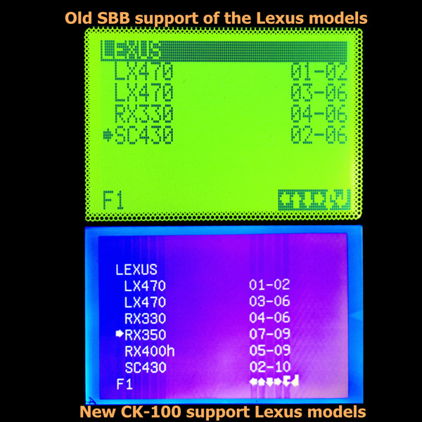 ck-100 anahtar progrsmmer lexus modülü