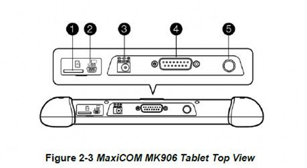 Orijinal AUTEL MaxiCom MK906