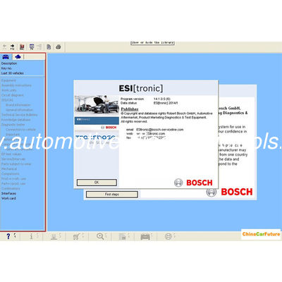 İyi bir fiyat. BOSCH ESI 2014 Q1 Versiyon (Tronic) Otomotiv Teşhis Yazılımı Çok Dilli çevrimiçi