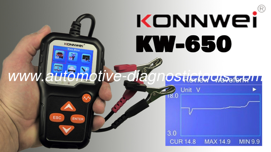 İyi bir fiyat. KONNWEI KW650 Pil Denetleyicisi 6V-12V Araba Motosiklet Pil Denetleyicisi çevrimiçi