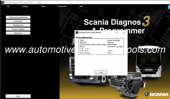 İyi bir fiyat. Scania SDP3 2.62.1 Scania Truck için en son 2024 yazılım sürümü çevrimiçi