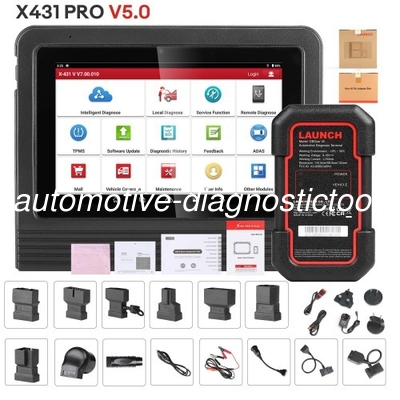 İyi bir fiyat. Orijinal Başlatma X431 Tarayıcı X431 V 8 inç Tablet Küresel Sürüm Bluetooth / WIFI Teşhis Aracı çevrimiçi