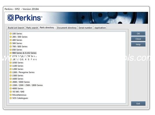 İyi bir fiyat. Perkins SPI2 2018A Perkins Hizmet Yazılımı ve Parça Kataloğu çevrimiçi