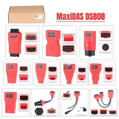 İyi bir fiyat. Autel Full Set OBDII Kabloları ve DS808/MK808/MP808 için Bağlantıları çevrimiçi