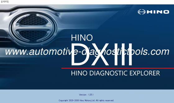 İyi bir fiyat. 2025.01 Hino Teşhis Yazılımı Hino Diagnostic Explorer 3 DX3 DXIII çevrimiçi