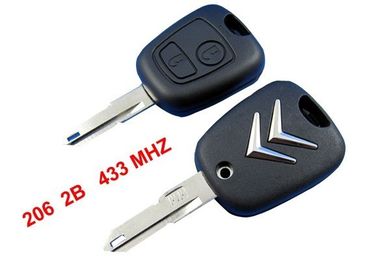 İyi bir fiyat. Citroen C2 uzaktan anahtar 433 mhz, 2 düğme Citroen otomatik uzak anahtar boşluklar çevrimiçi